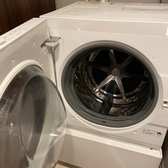 パナソニック｜Panasonic  ドラム式洗濯乾燥機 Cuble（キューブル） シルバーグレー NA-vg720l /洗濯7.0kg /乾燥3.5kg /ヒーター乾燥(排気タイプ) /左開きの画像
