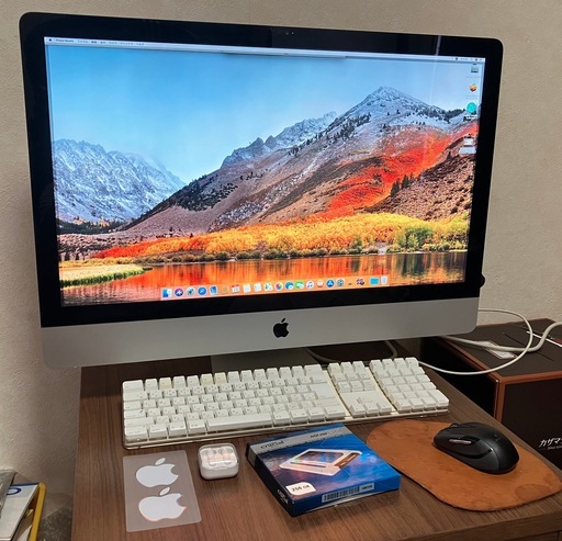 （現在受付停止中）アップル　iMac 27インチ　3.1GHz Coe i3　SSDS256GB メモリ10GB 初期化済み　Apple アイマック iPhone