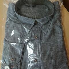 メンズ  新品  シャツ  グレー  size  L
