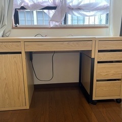 IKEA MICKE 机と引き出しユニットセット
