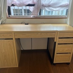 IKEA MICKE 机と引き出しユニットセットの画像
