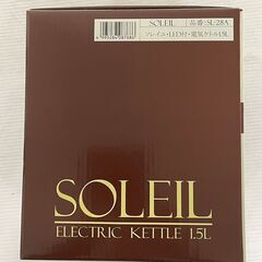 【ジモティ限定特価】【SOLEIL】 ソレイユ 電気ケトル 1.5L SL-28A 電気ポット N0019の画像