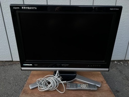 ■シャープ アクオス 26型 液晶テレビ LC-26D10■SHARP AQUOS 26インチ 中型液晶テレビ■純正リモコン付き