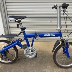ジョージア折り畳み自転車の画像