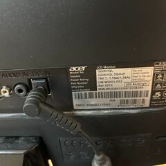 PCモニター フルHD 21.5インチ Acer G226HQL Dbmidの画像