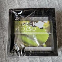 値下げ！ラバーウッドアクリルフォトスタンド