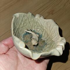 再値下げ！アジアンとかげ灰皿、小物入れ2個セットの画像