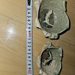 再値下げ！アジアンとかげ灰皿、小物入れ2個セットの画像