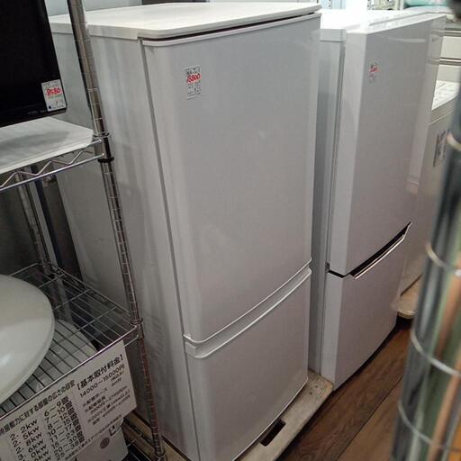 ★【三菱】2ドア冷蔵庫　2021年製146L(MR-P15EG-W)家電 キッチン家電 冷蔵庫【3ヶ月保証付き★送料に設置込み】自社配送時代引き可※現金、クレジット、スマホ決済対応※