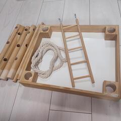 インコ　とまり木　CASA　小鳥の箱庭アスレチック