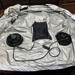 【決まりました】ファン付き作業服　作業服　空調服　バッテリー付き　暑さ対策　熱中症対策　の画像