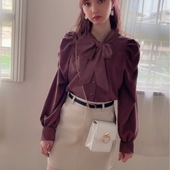 GRL＊リボンブラウス