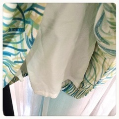 ꒰Aquascutum꒱昭和レトロ風 ワンピース 水色系 大人可愛いの画像