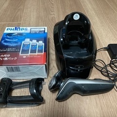 【動作音が静かで快適❗️】フィリップス 洗浄充電器付シェーバー ...