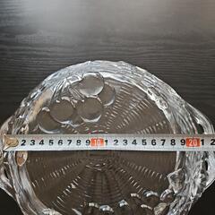 お値下げしました!フルーツ柄のガラス皿の画像