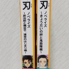 鬼滅の刃 ノベライズ ～炭治郎と禰豆子、運命のはじまり編～ &～きょうだいの絆と鬼殺隊編～二冊セットの画像