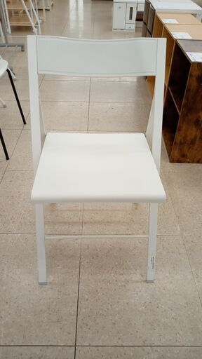 店長値引き★ジモティ割あり★ Robby Cantarutti チェア ホワイト H78×D45.5×W45.4 クリーニング済み TJ5713