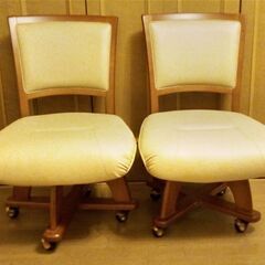 回転椅子2個セットの画像