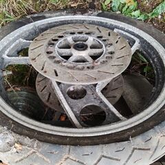 RZ250Ｒのホイールセットです。の画像