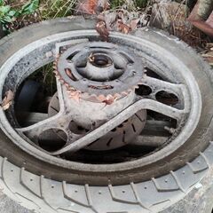 RZ250Ｒのホイールセットです。の画像