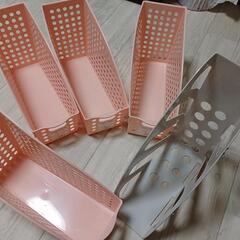 家具 収納家具 カラーボックス三点の画像