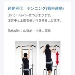 売約済　筋トレ　懸垂マシーンの画像