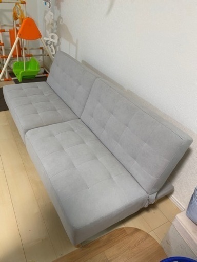 家具 ソファ 3人掛けソファベッド(2個)