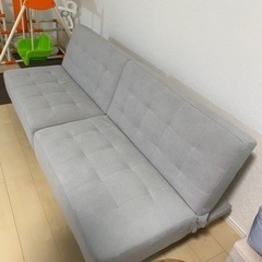 家具 ソファ 3人掛けソファベッド(2個)