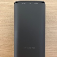 【ホームルーター】NTTドコモ SHARP home 5G HR01 ダークグレーの画像