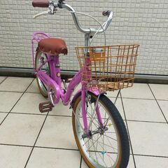 値下げ【美品・補助輪あり】18インチ子供用自転車 の画像