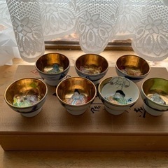 九谷焼 七福神 組盃の画像