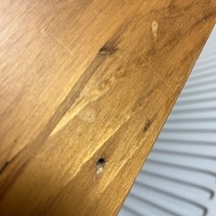カントリー家具　机　椅子のセットの画像