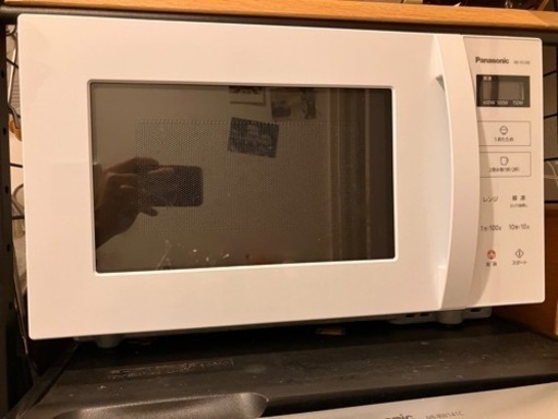 パナソニック 電子レンジ 単機能 フラットテーブル 22L