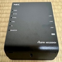 【Wi-Fiルーター】NEC Aterm WG1200HS4の画像