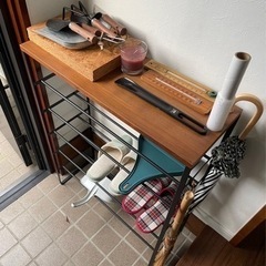 家具 収納家具 玄関収納 シューズラック 山崎実業の画像
