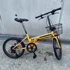  ハマー折りたたみ自転車 引き取り限定の画像