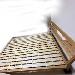 【お譲り先決定しました】無印良品　ダブルベッド