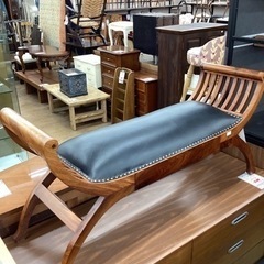 KE-20【新入荷　リサイクル品】カルティニベンチ　ブラウン×黒