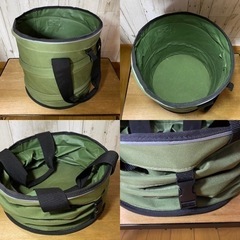 コメリ 折りたたみバケツ 工具入れ キャンプ