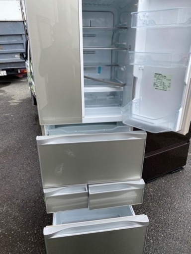 福岡市内配送無料 東芝 TOSHIBA GR-G51FXV(ZS) [VEGETA(ベジータ) 冷凍冷蔵庫 (510L・フレンチドア） 6ドア クリアライトゴールド]