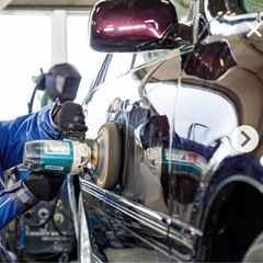 お車の鉄粉除去や磨き、簡易コーティング、ヘッドライトの黄ばみ取り等！