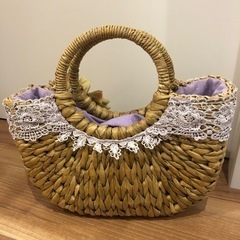 あげます　カゴバックの画像