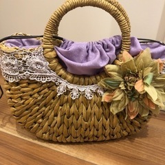 あげます　カゴバックの画像