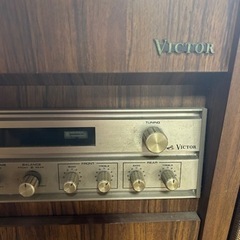 レトロ　ビクター　レコードプレーヤー　アンプセットの画像