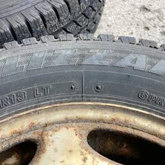 ライトバン用冬タイヤ鉄ホイールセット・BSブリザックVL1・165/60R13 90/88N LTの画像