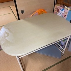 テーブル　楕円　118×80×70の画像