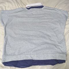 レディース　レイヤード風 半袖 Tシャツ の画像