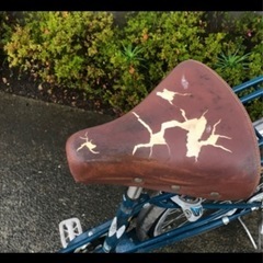 自転車26インチ　変則ギア3段階　オートライト　ブルーの画像