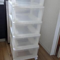 衣装ケース　プラスチック　透明の画像