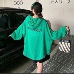 【値下げ】Y2K　シアー素材 パーカー🌸